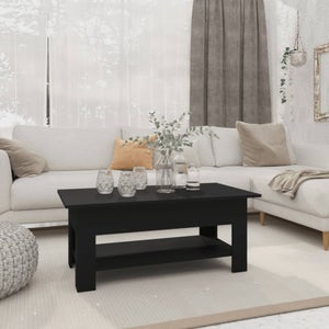 Maison Exclusive - Tavolino da Salotto Nero 105x55x32 cm in Truciolato