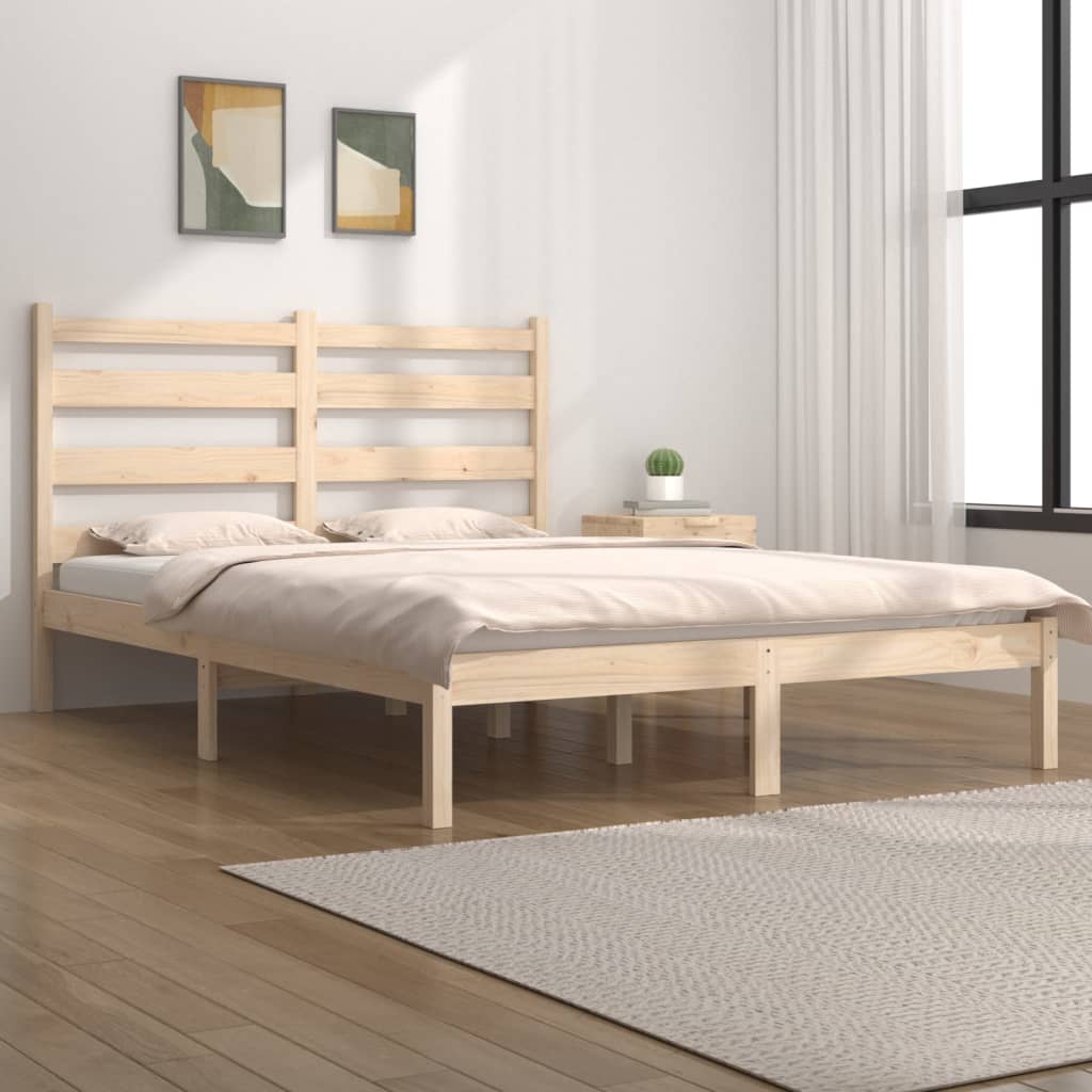 Maison Exclusive Estructura de cama madera maciza de pino 150x200 cm