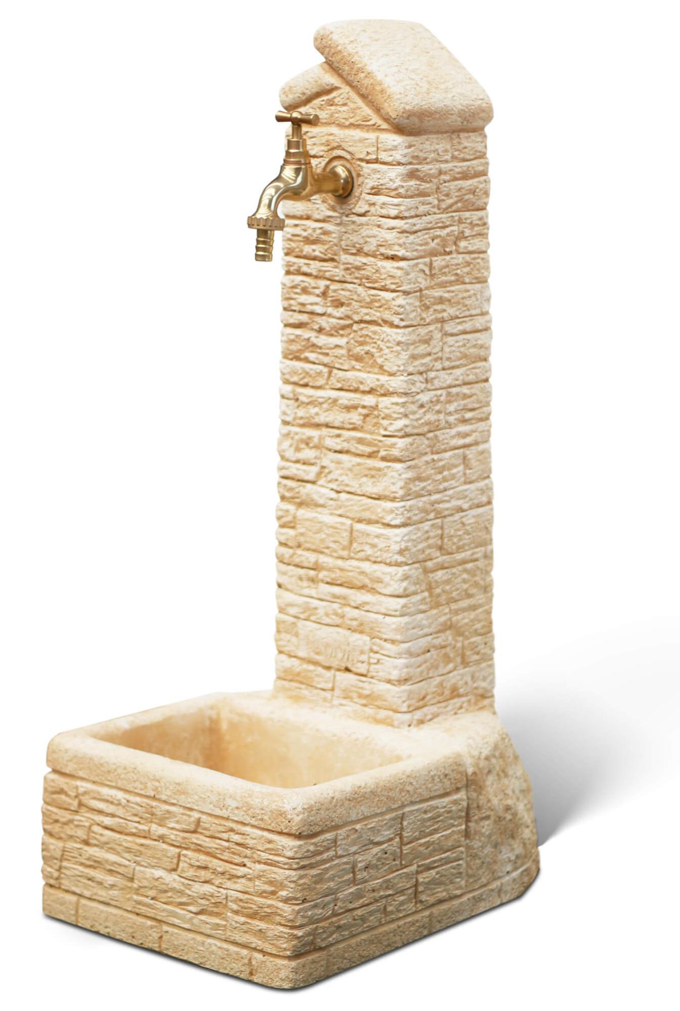 fontana da esterno in pietra