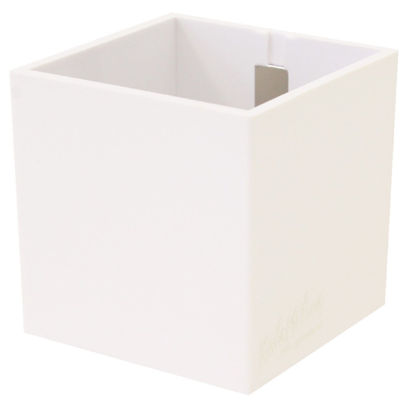 KalaMitica – Cubo Magnetico, Contenitore Portaoggetti Salva Spazio per  Lavagna Magnetica, Porta Vaso da Parete con Magnete per Vasi da 9 cm –  Bianco