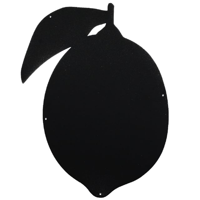 KalaMitica – Lavagna Magnetica da Parete 56 x 38 cm – Scrivibile e Cancellabile con Gessetti – Limone – Nero Antracite, con Vernice Riciclata