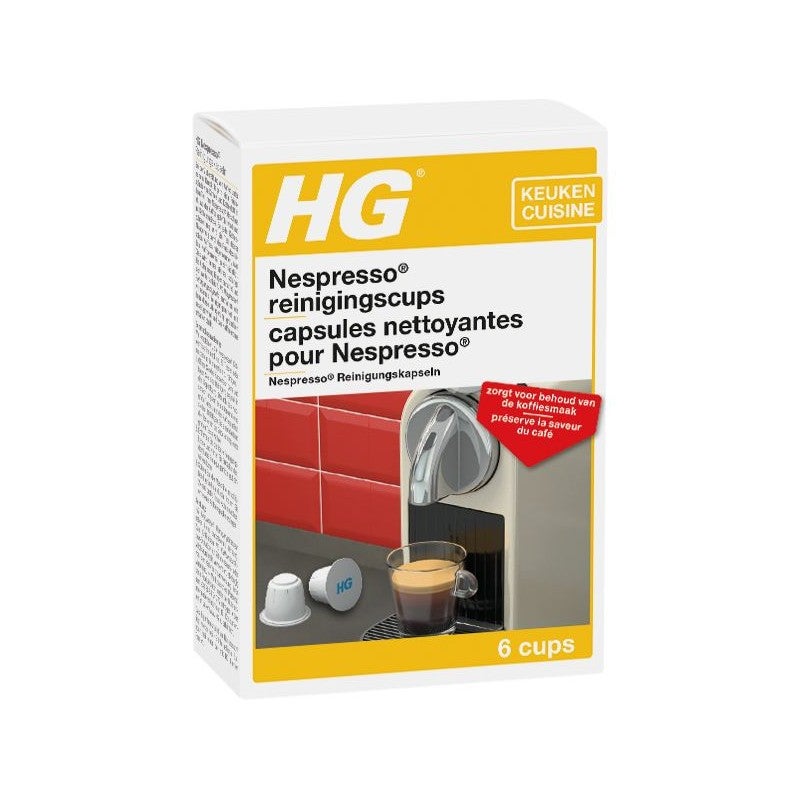 Capsules nettoyantes pour Nespresso - HG