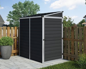 Abri de Jardin PVC DarkGrey APEX 10x8 (3,26 x 2,47 x 2,35 m