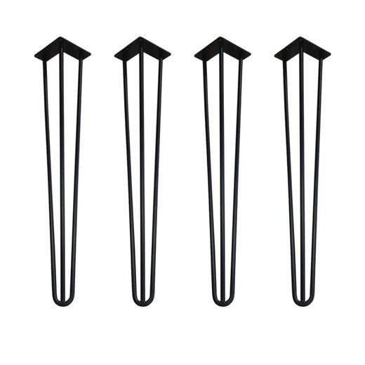 set 4 gambe per tavolo regolabili in acciaio, diametro 6 cm, altezza 71 cm  - SCEGLIERE COLORE