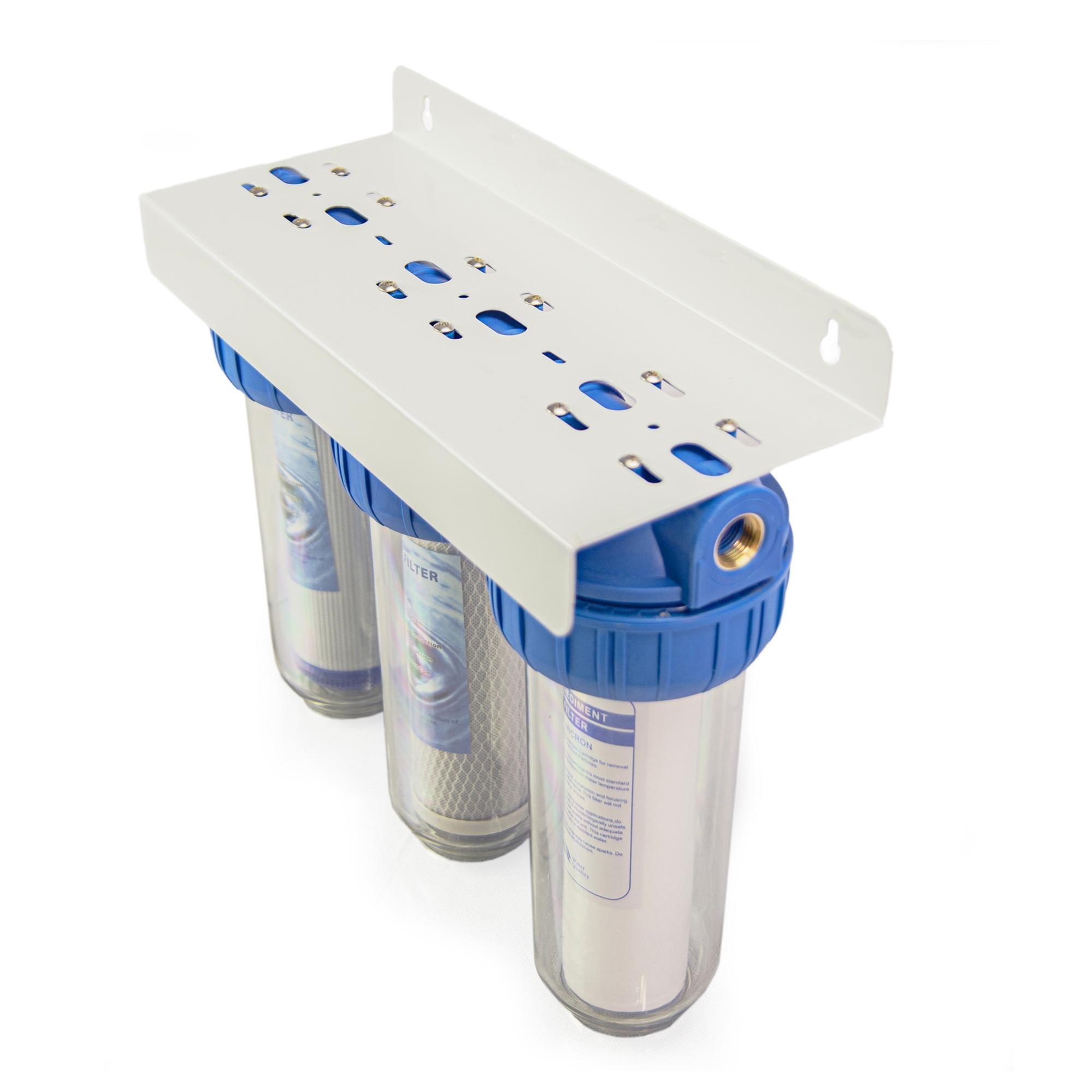 FILTRO ACQUA SISTEMA TRIPLA CARTUCCIA FILTRAZIONE STADI DEPURAZIONE 1/2 - Foto 4