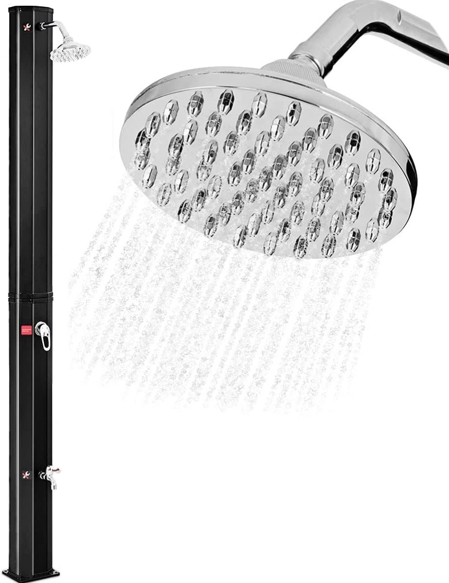 Douche de jardin à energie solaire douche solaire en pvc capacité de 35