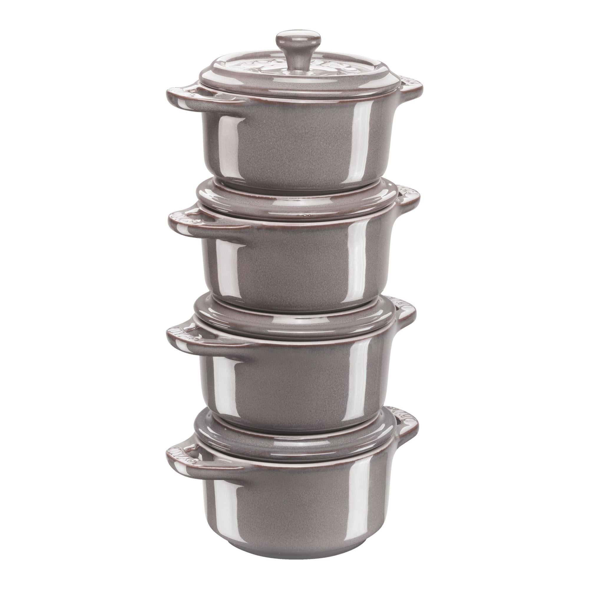 ZWILLING MINI COCOTTE 405081600 Plat à gratin rond 200 ML LOT DE 4