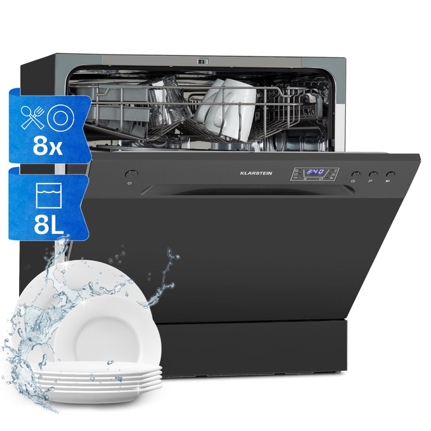 Lavevaisselle Klarstein Amazonia 8 1620 watts pour 8 couverts