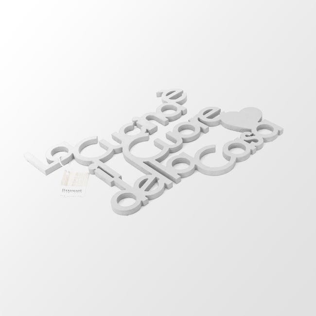 Decorazione Cucina In Metallo - Targa 'La Cucina è Il Cuore Della Casa' Nera - Foto 8