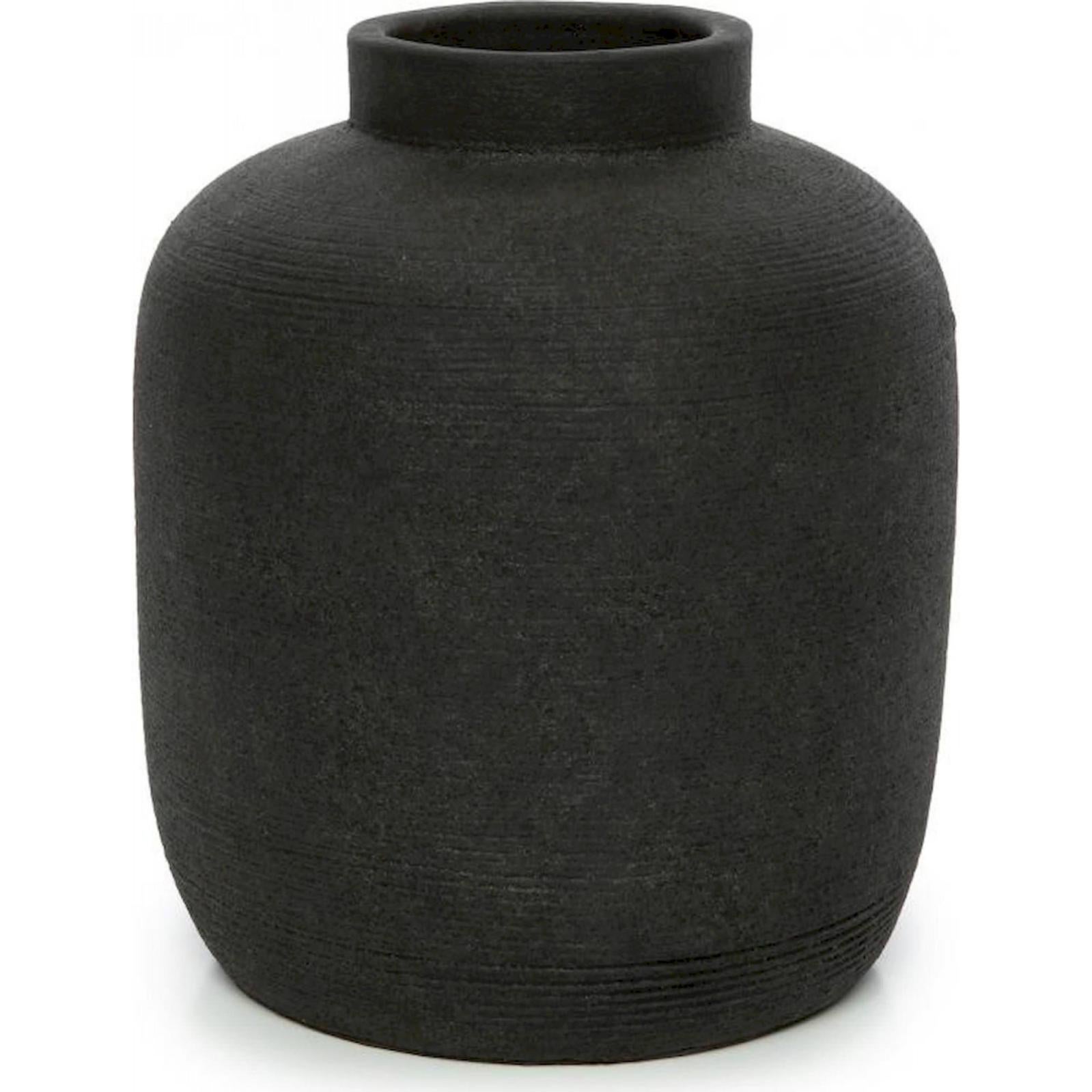 Vase Peaky Noir Leroy Merlin
