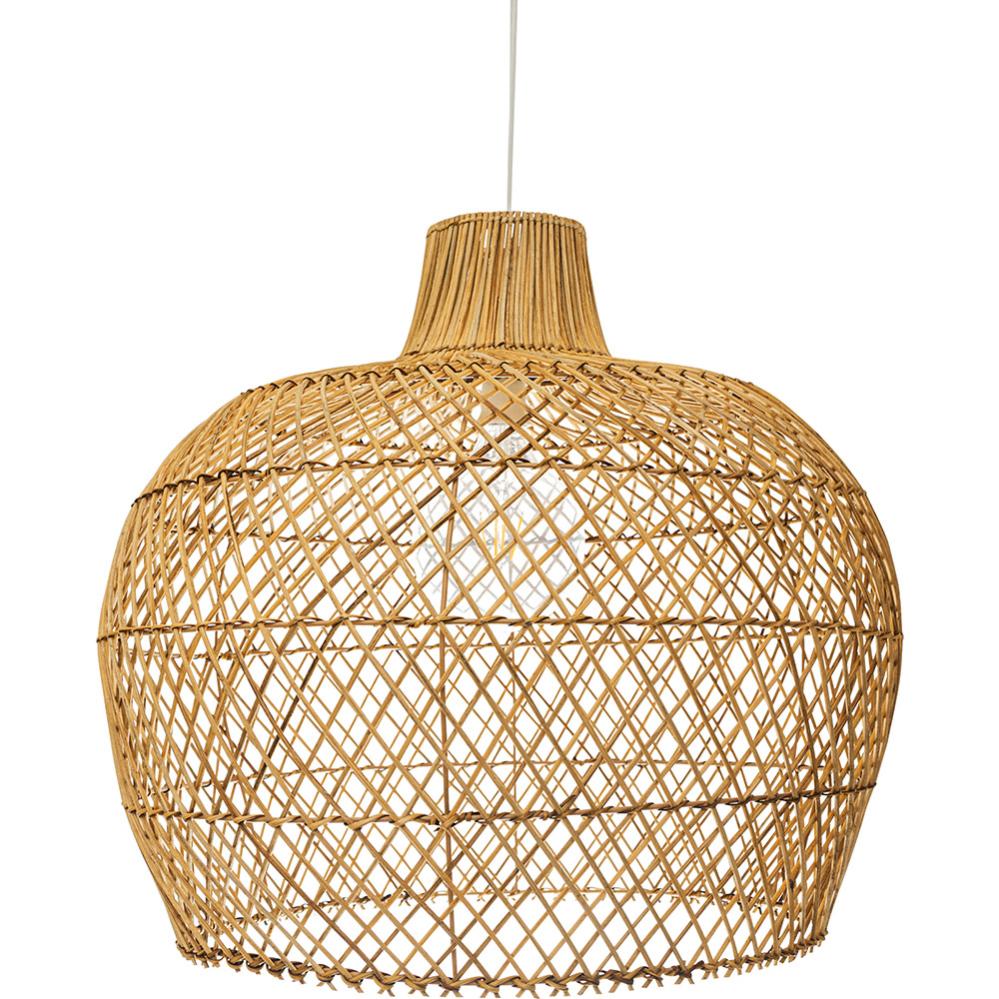 Lampadario rattan beige chiaro e naturale 172 cm YUMURI