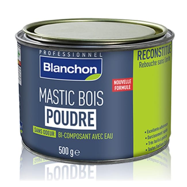 mastic a bois teinte bois blanc blanchon leroy merlin
