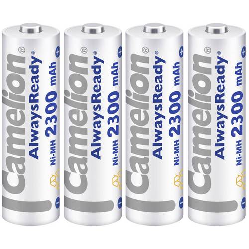 4 Piles Rechargeables Camelion NiMH 2700mAh AA / LR6