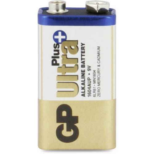 GP Batteries GP1604AUP / 6LR61 Pile 6LR61 (9V) alcaline(s) 9 V 1
