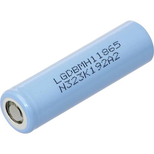 LG Chem INR18650MH1 Pile rechargeable spéciale 18650 résiste aux courants  élevés Li-Ion 3.7 V 3000 mAh