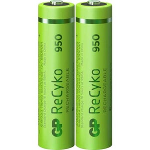 Galix piles rechargeables LR03/AAA - Ni-Mh - 1,2 Volts - 300 mAh - x2
