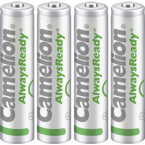 Pack de 4 piles rechargeables Camelion Ready to use LR03 (AAA) 800 mAh