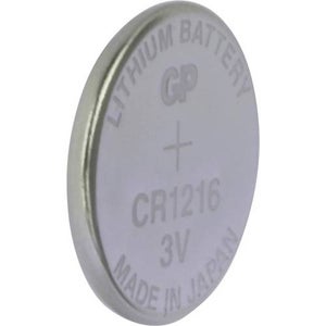 GP pile bouton, Lithium, CR1216