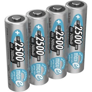 Piles rechargeables DURACELL Stay Charged LR6 (AA) NiMH 2500mAh Blister de  4 piles