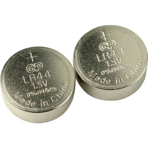 Pile bouton 1,5 V type LR44 Ø 11 mm ( lot de 10) - Pierron