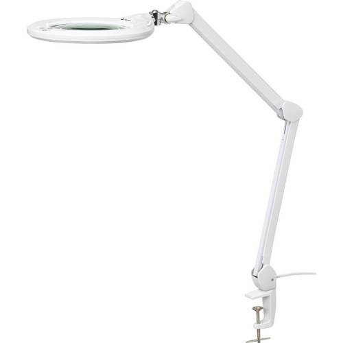 Lampe loupe pliante avec 2 LED Lumineux Lampe loupe de table bureau Échelle Lecture Loupe de travail pour livre dinspection Réparation Artisanat 