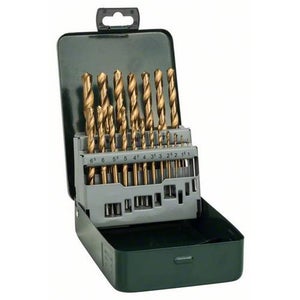 Bosch Accessories 2607017152 Set de 19 forets à métaux HSS-Titane 1 à 10 mm  : : Bricolage