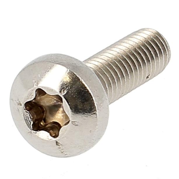 25 Stück Linsenkopfschrauben ISO 7380 Edelstahl A2 M2X16 TORX