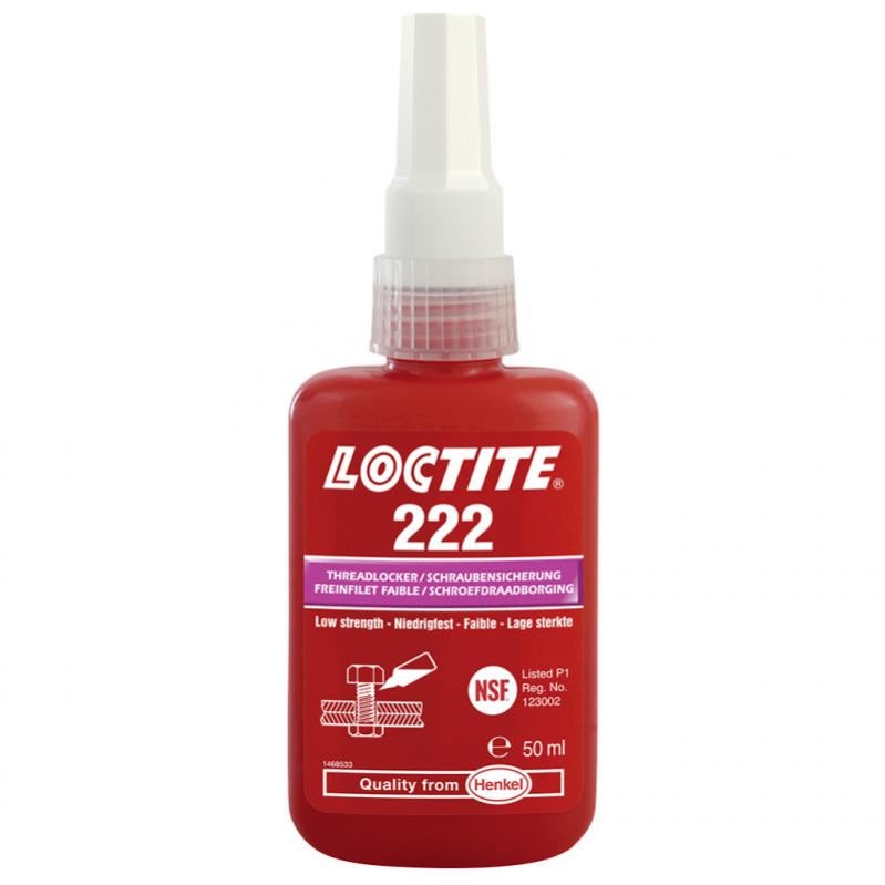 Frein Filet Faible Usage Général Loctite 222 Flacon 50mL Leroy Merlin