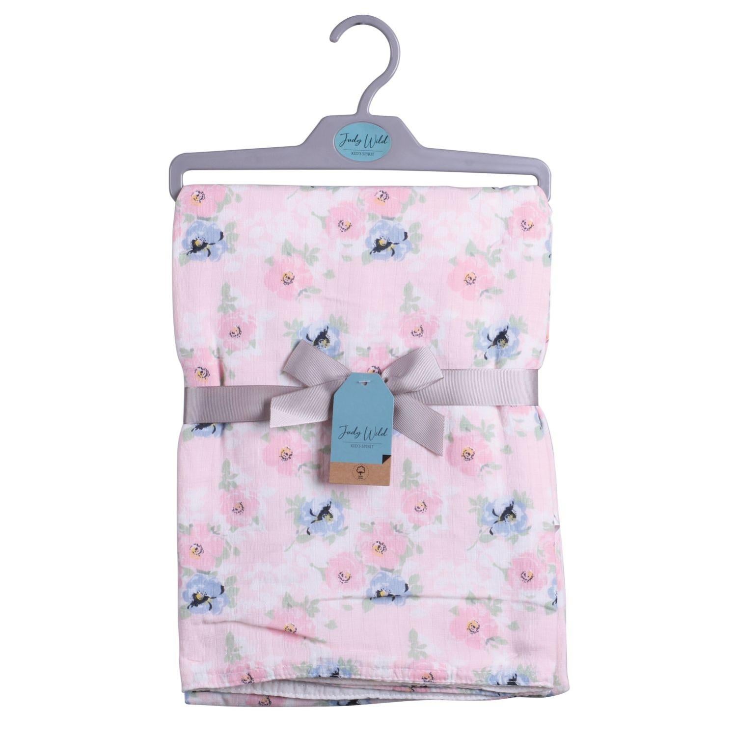 Couverture Pour Bebe 106 X 106 Cm Modele Fleurs Leroy Merlin
