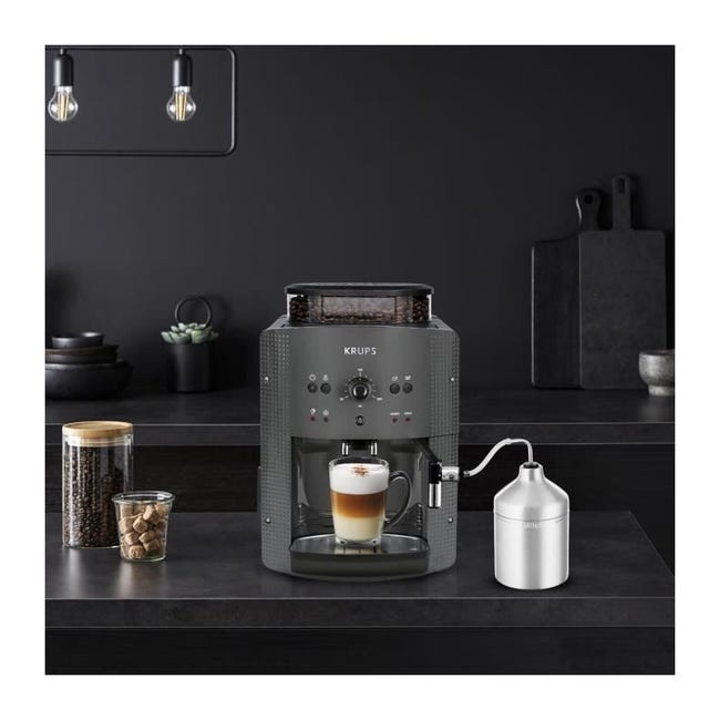 Macchina per caffè Espresso automatica con montalatte a vapore macchina per  caffè Cappuccino commerciale da 15 Bar con macinacaffè