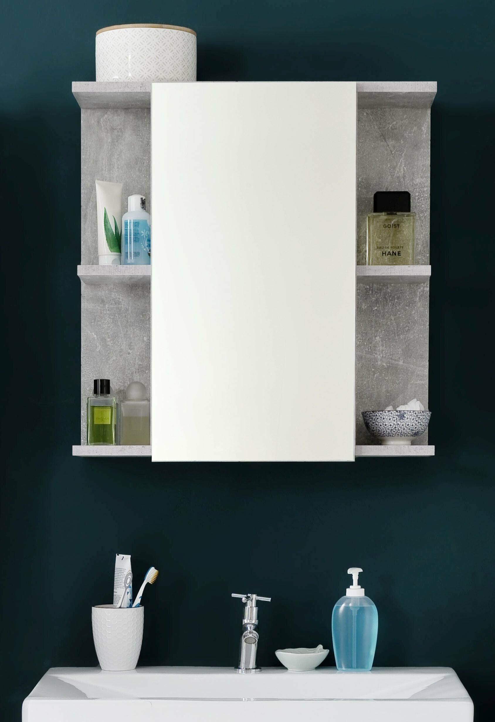 Nano Meuble De Salle De Bain Armoire De Toilette Avec Miroir En