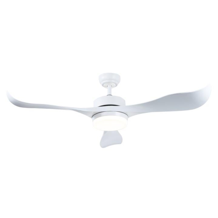 Ventilateur De Plafond 132cm Dc Led 22w Cct Blanc Leroy Merlin