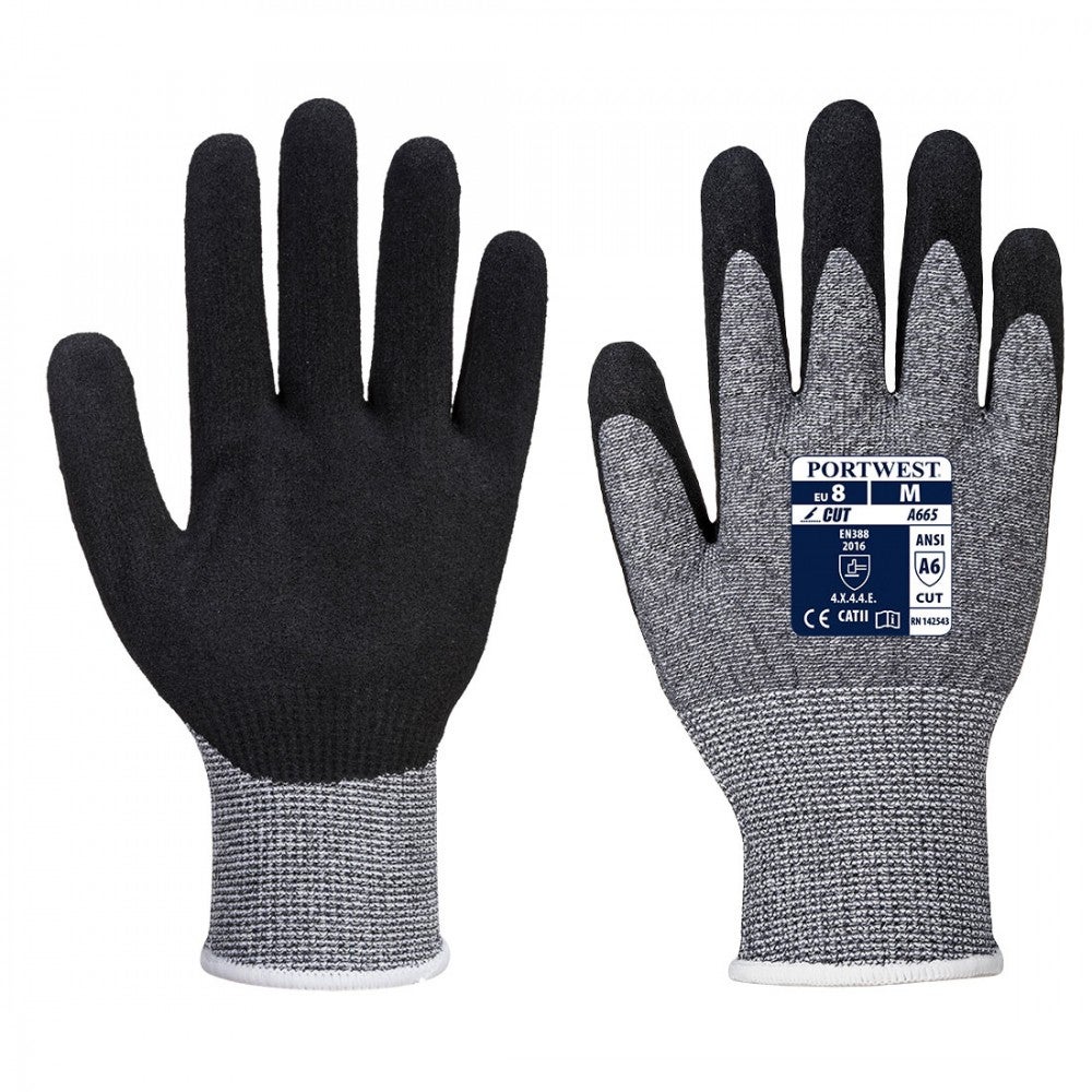 Portwest - Gants Anti Coupures VHR Advanced Cut - Gris - 10 | Leroy Merlin