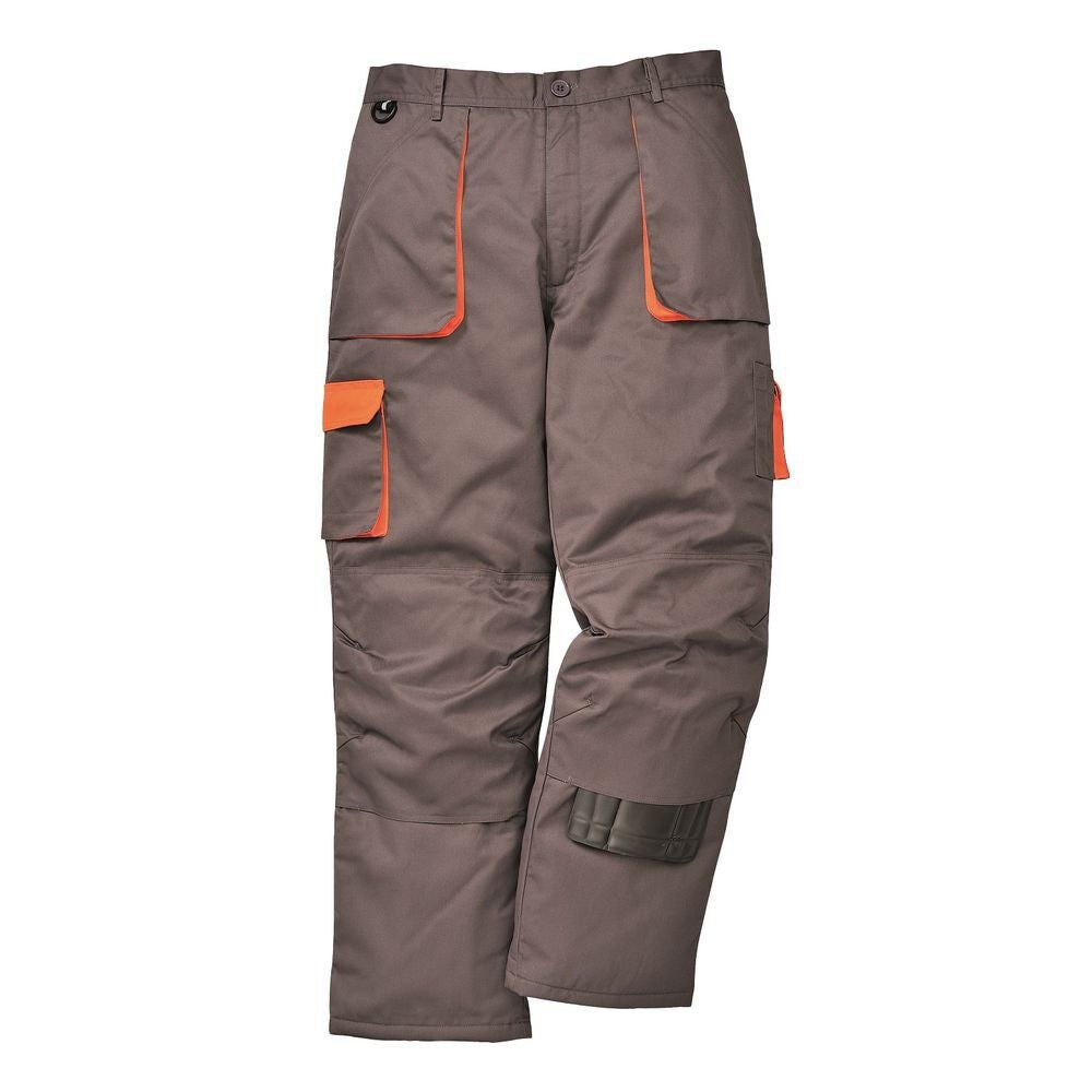 Pantalon De Travail Multipoches Matelassé Portwest TEXO CONTRAST Gris ...