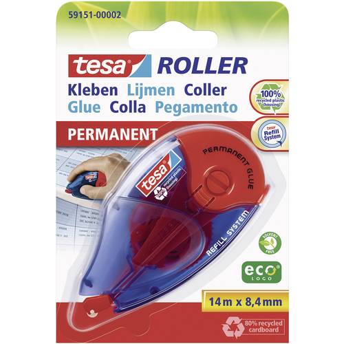 Tesa ecoLogo - Roller de colle - 8.4 mm x 14 m - non permanent Pas