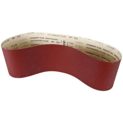 Lot De 5 Bandes Abrasives En Zircone – 19 Mm X 53 Cm, Grain 60 – Pour Ponceuse à Bande