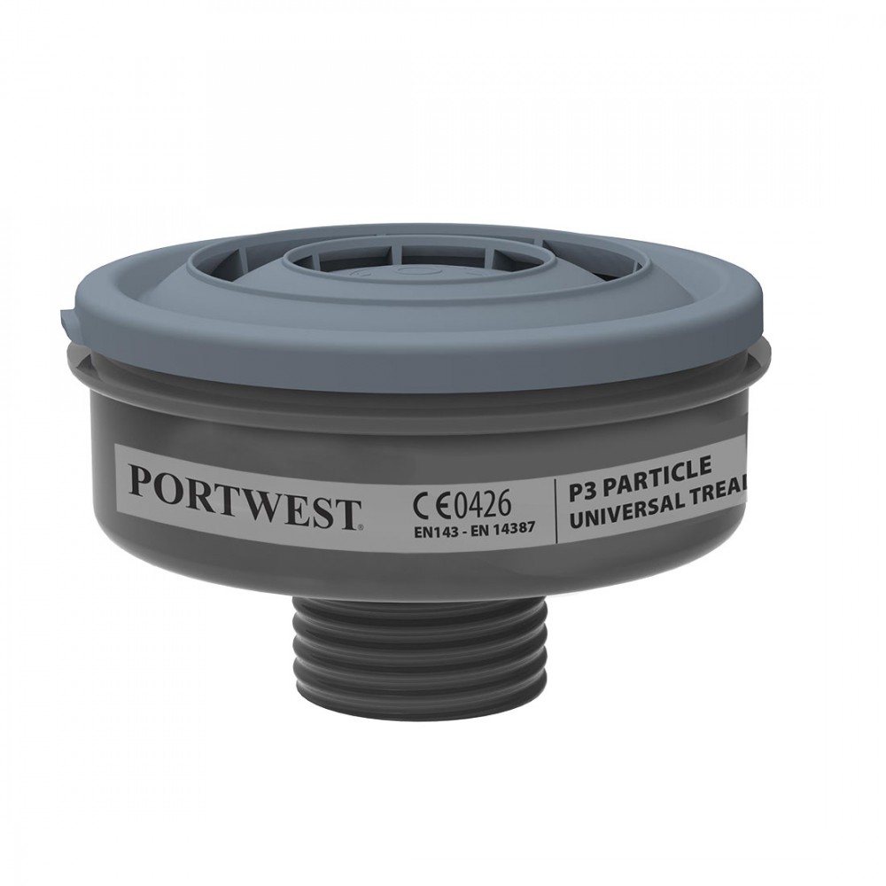 Portwest Filtres Particule P3R (Pack de 6) Noir Unique Leroy Merlin