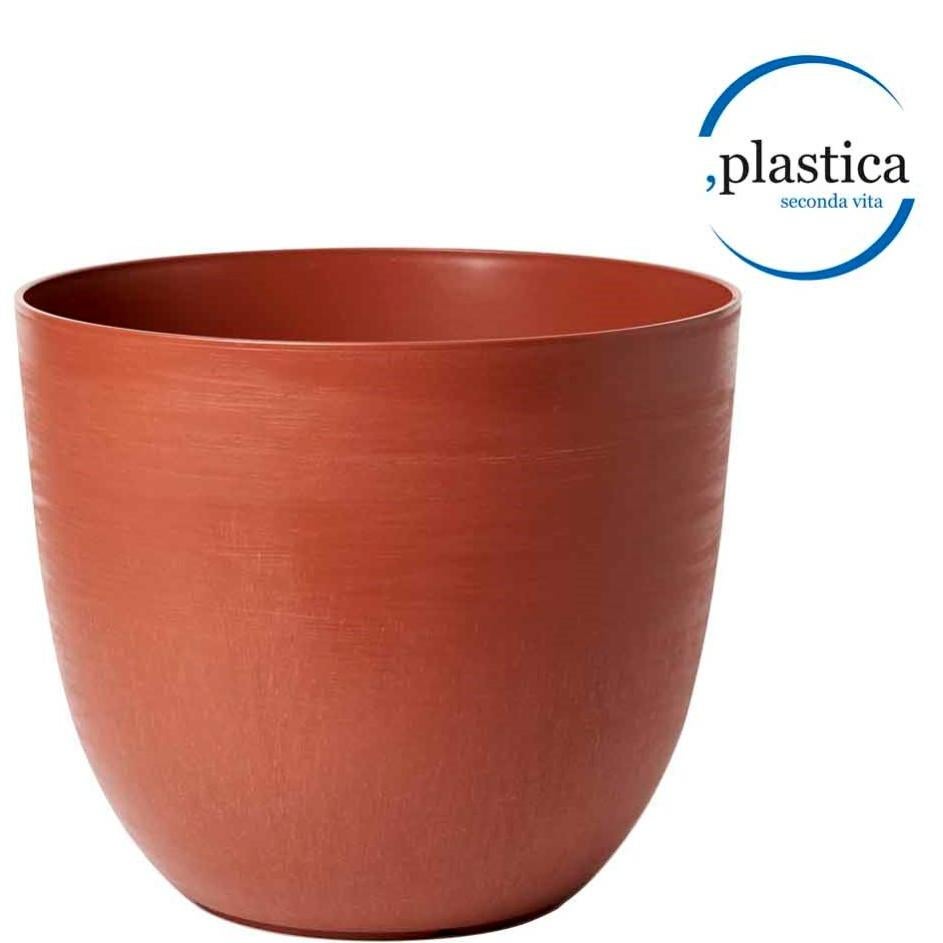 Vaso in plastica con riserva d'acqua Teraplast Paros 50 cm - Vivaio