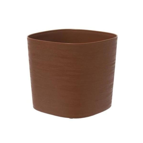 Jardinière Ovale Scheurich Barceo 60 – Plastique Recyclé Résistant Aux UV – Pour Extérieur – Garantie 10 Ans – Design écorce