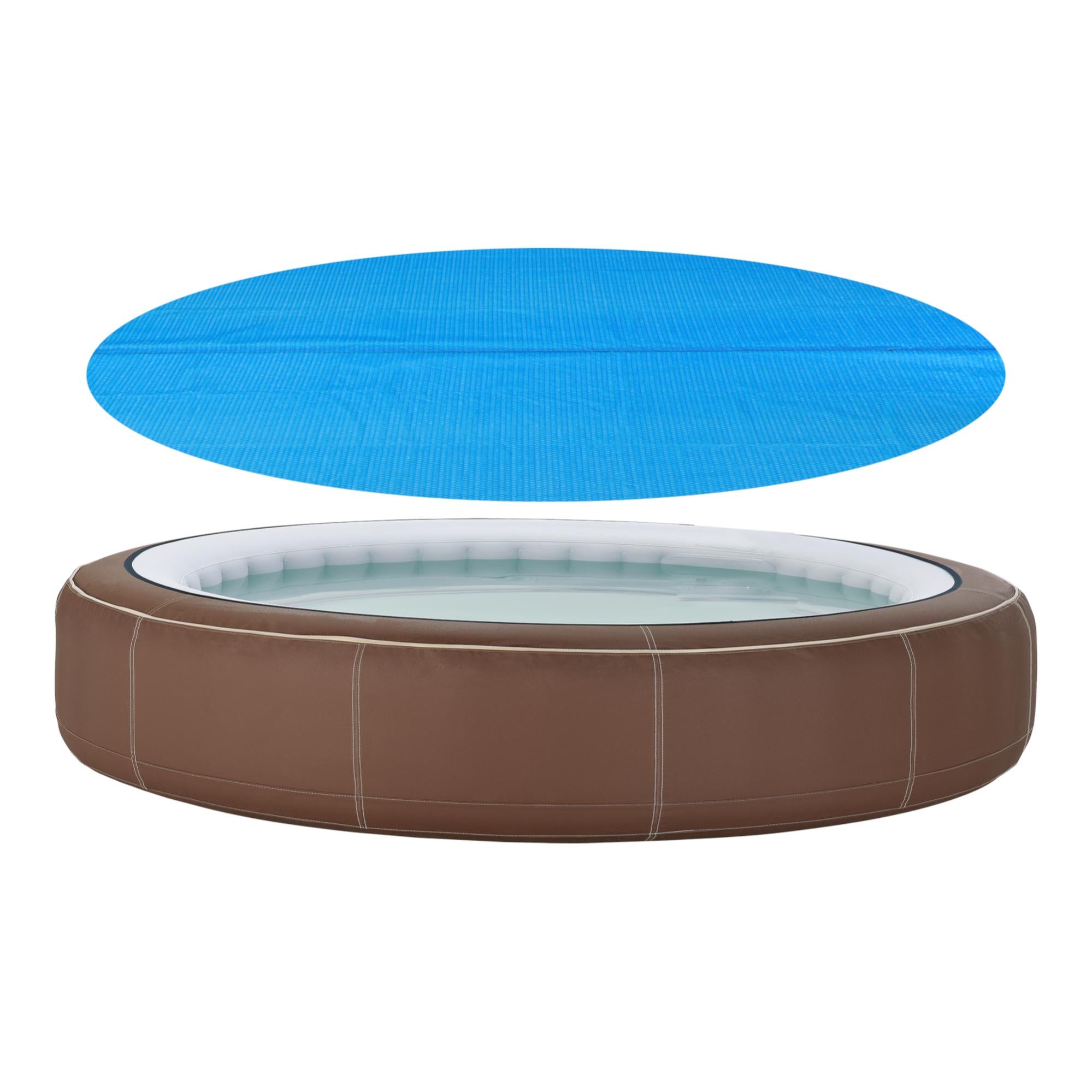 Cobertor Piscina - Redonda - Polietilen - 457 Cm - Azul [En.casa]®