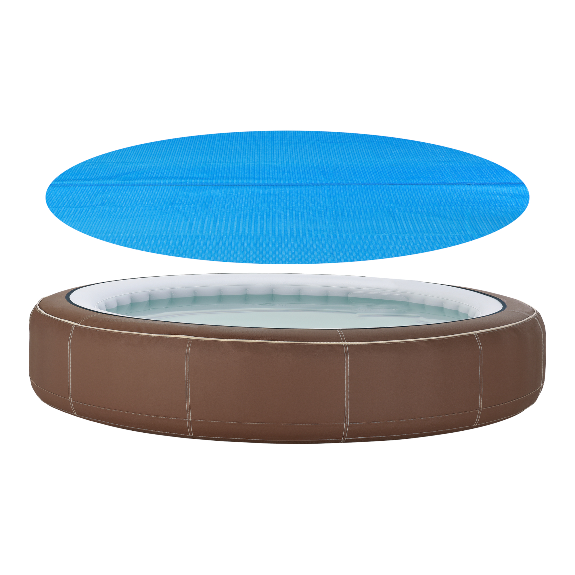 Cobertor Piscina - Redonda - Polietilen - 366 Cm - Azul [En.casa]®
