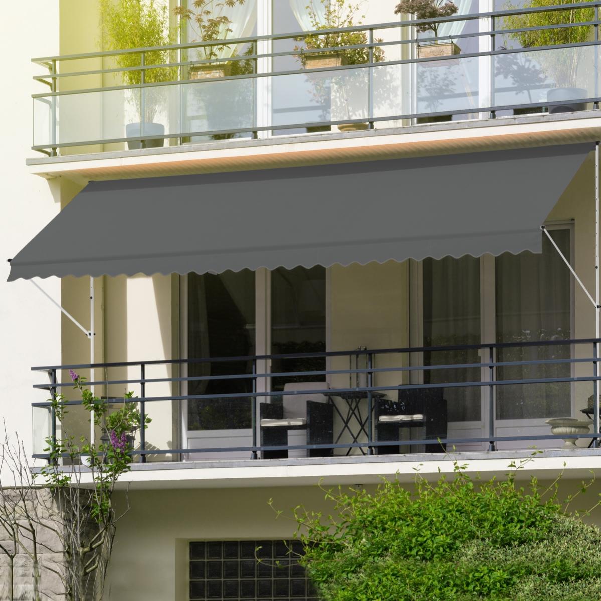 Ml-design Store Banne Terrasse Balcon Auvent Rétractable Réglable