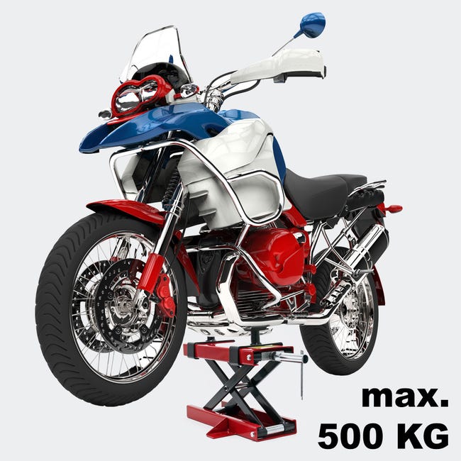 Cric de Levage pour Moto capacité jusqu'à 500 kg