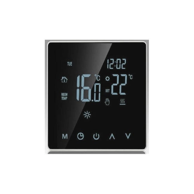 Kit Thermostat + Plancher chauffant electrique 1 à 12m2 pour sol, carrelage  ou chape Valstorm 150 W / m2 230 V