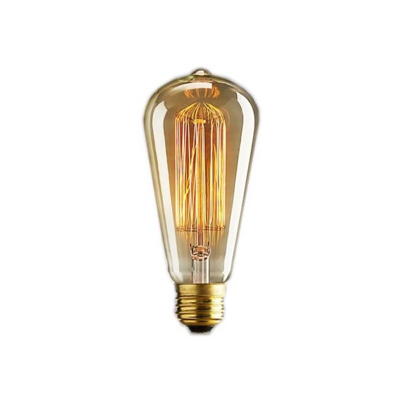 Ampoule rétro design Edison T1 40W, douille E14