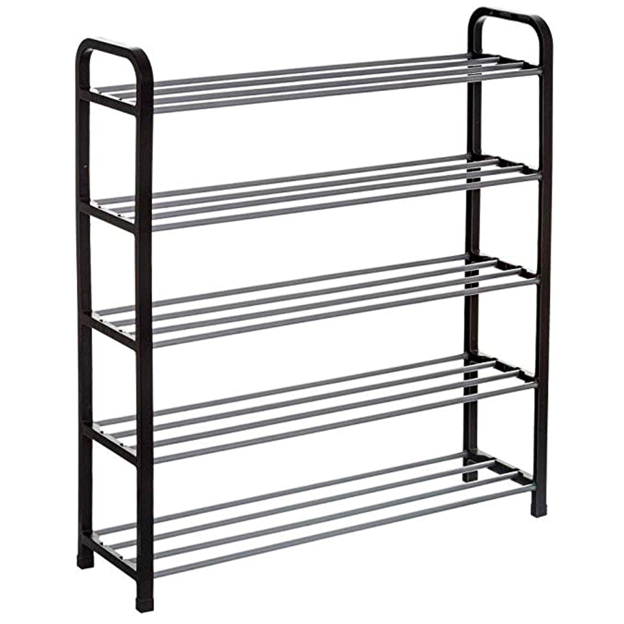 Estantería para zapatos de metal y plástico en 2 colores según