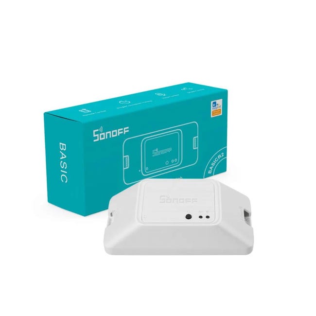 Sonoff Basic R3 Smart Switch Interruttore con Cavo e Senza Cavo Bianco ...