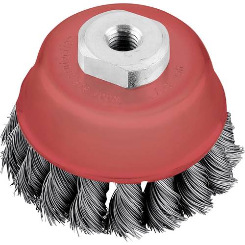 Brosse métallique multimatière pour meuleuse 115015 et 115016, FARTOOLS,  diam. 120 mm