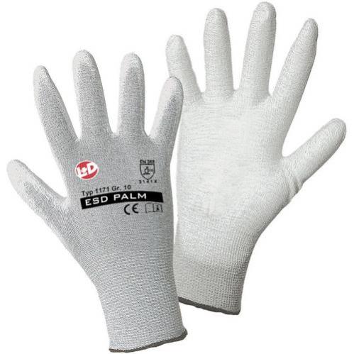Guanti Da Lavoro Worky L+D Foam Sandy 1160-10, In Nylon, Taglia 10 XL, Categoria II, EN 388:2016 - 2