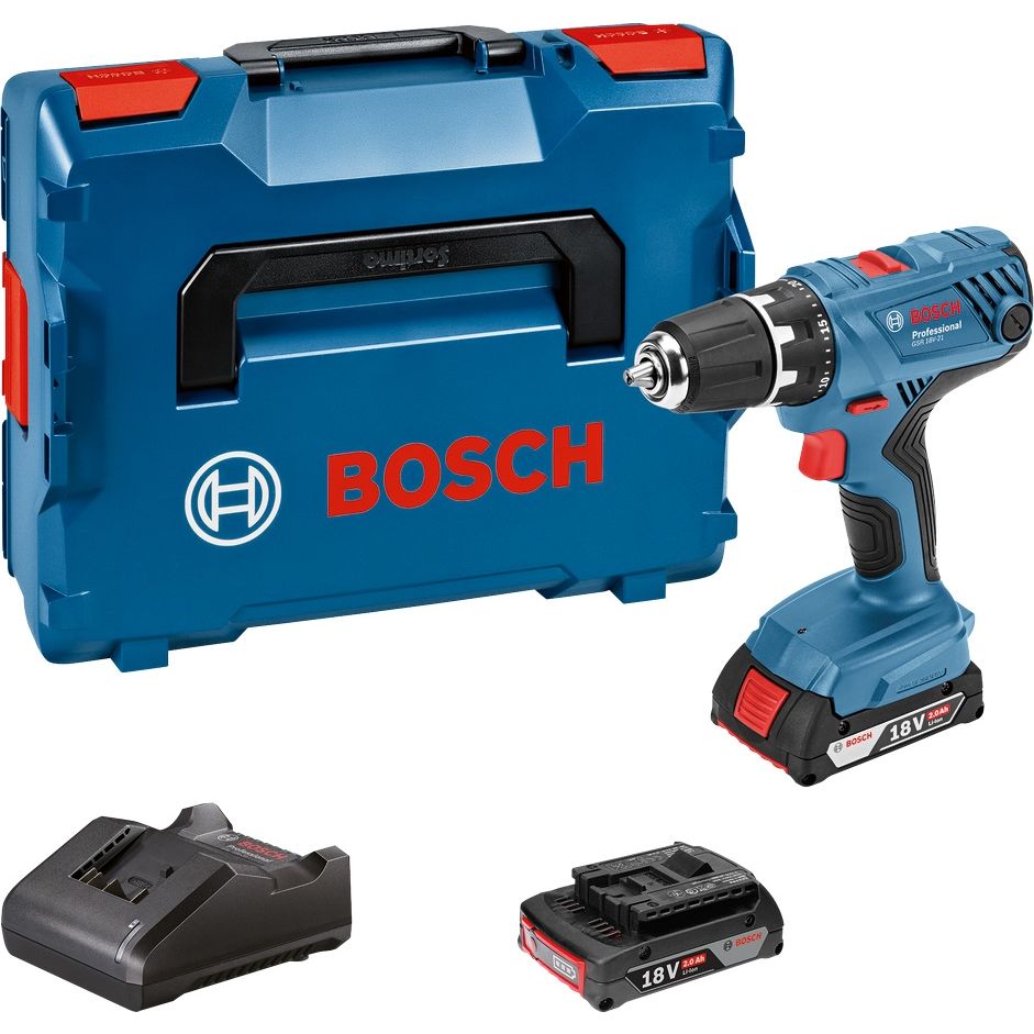 Bosch Professional GSR 18V-21, 2 batteries & L-Case Perceuse-visseuse -  acheter chez Do it + Garden Migros